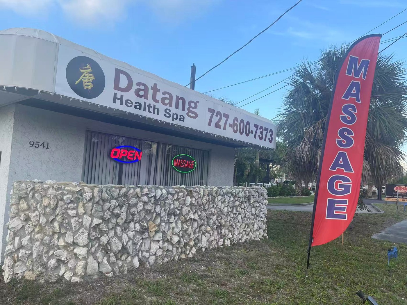Datang Health Spa Bay Pines exterior and signage